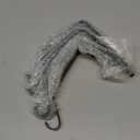 Palonu Christmas Stocking Holders Mantel Stcoking Hangers Metal Ornament Hooks Fireplace Hanger Grip for Christmas Party Decorations (4, Black)