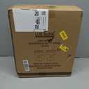 LUE BONA Adjustable Vanity Stool, 360Swivel Vanity Chair for Makeup Room, Brown Stool Chair for Vanity, Small Faux Leather Vanity Stools for Bathroom, Living Room