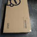 COMFIER Shiatsu Neck Back Massager with Heat,2D/3D Massage Chair Pad with App Control,Deep Tissue Kneading Massage Chair Pad with Compression,Adjustable Back Coverage,Black