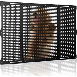 RV Screen Door Protector for Dogs, Adjustable Aluminum Alloy RV Entry Grille Protectors Pet Guard Defender Accessories for Inside Camper Trailer Pets Protection, 22 to 31.5 Inches, Bone Shape