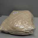 ENOGE Linen Car Seat Covers Front Seat Covers Breathable Cloth Fabric Car Seat Protector Universal Fit Most Automotive, Van, SUV, Trucks (Beige, 2 Front)