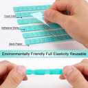 4 x JULBEAR 288Pcs Sticky Tack Putty Removable Adhesive Poster Putty, Mounting Putty Reusable Wall Safe Tack Putty, Mounting Tacky Putty for Hanging Pictures Poster and Museum Art Photography (Blue)