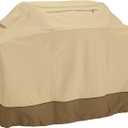 Classic Accessories Veranda Water-Resistant 58" BBQ Grill Cover (58"L x 24"D x 48"H, Pebble/Bark/Earth)