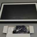 BIGASUO Digital Picture Frame Frameo 15.6" WiFi Electronic Photo Frames Large with 64GB Memory 1920x1080 IPS FHD Touch Screen Share Moments Instantly Anywhere Photo Gifts for Parents and Grandparents (15.6 inch Black & White)