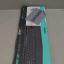 Logitech MK345 Wireless Keyboard and Mouse Combo with Palm Rest, 2.4 GHz USB Receiver, Compatible with PC, Laptop, Black (1 Pack)