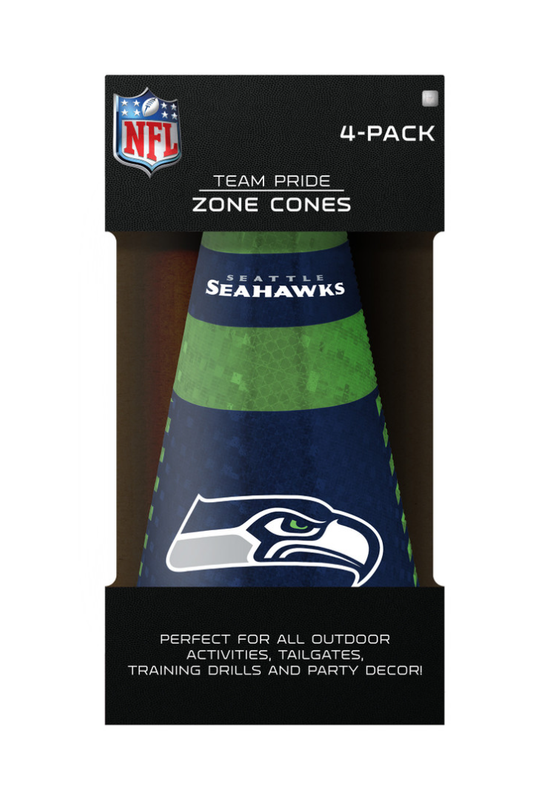 Seattle Seahawks Zone Cones 4 Pack