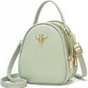 Lightweight Small Crossbody Bags Shoulder Bag for Women Stylish Ladies Cell Phone Purse and Handbags Wallet (0-0-1-light Green)