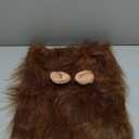 CPPSLEE Lion Mane for Dog Costumes, Realistic Wig for Medium to Large Sized Dogs, Halloween Costumes, Dark Brown