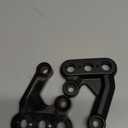 Foot Pegs Bracket Surron Foot Rest Brackets Motorcycle Footbracket CNC Aluminum Foot Peg Pedal Bracket Kit for Light Bee Sur-Ron S/X Dirt Bike black