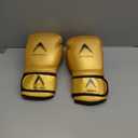 Athllete Durable and Comfortable Boxing Gloves Men and Boxing Gloves Women, Extra Thick Padding for Beginner Boxers and Training Fitness, Ideal for Both Men Boxer and Women Boxer Gold/ Black