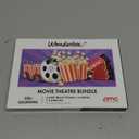 WONDERBOX  AMC Movie Theatres Bundle - 4 Black Tickets + 4 Drinks + 2 Popcorn  Original Gift Idea - Experience Gift - 550 Locations in The US