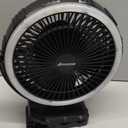 AMACOOL 10000mAh Rechargeable Camping Fan with LED Lantern - 8 inch Battery Operated Portable Fan with Clip on for Outdoor Tent Car RV Hurricane Power Outage