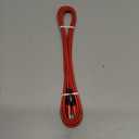 AGVEE 2 Pack 6.6ft USB-C to Micro USB Cable, Gold Plated End Tips, Braided Charger Data Sync Cord Charging Adapter for Micro USB Devices, PS4, Kindle, Android Phone, Red