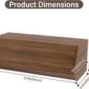 Stackable Multi-purpose Storage Boxes,Walnut,31.5‘’L,Combination Cabinet