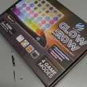 Glow in a Row Light-Up 4 in a Row Board Game, Strategy Games for Kids Ages 6 and Above, 2 Player Game, Perfect for Kids and Adults Family Game Night