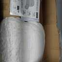 32" X-Large Reading Pillow for Sitting Up in Bed & Post-Surgery Recovery - Super Soft Adjustable Neck Roll Backrest Pillow, Washable Cover for Adults, Watching TV/Gaming (White)