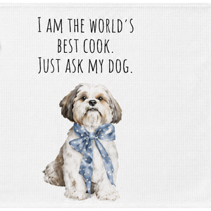 CUANFDDSF Funny Chinoiserie Bow Havanese Dog Kitchen Towels, Dog Lovers Gifts for Women, Funny Kitchen Accessories, Life is Better with a Havanese Decoration Tea Towel Hand Towels 16x24 Inch