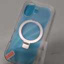 for iPhone 17 Full Body Shockproof Case with Magnetic Invisible Stand [Compatible with MagSafe] Built-in Screen Protector Military Drop ProtectionTranslucent iPhone Cover -White