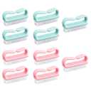 10 Pack Handle Nail Brush, Hand and Toe Nail Care Kit with Deep Cleaning Brushes, Scrubbing Tool Kit for Men and Women