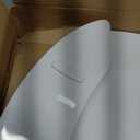 Centoco Elongated Toilet Seat, Open Front with Cover, Heavy Duty Commercial, Stainless Steel Self Sustaining Hinge, Plastic, Made in the USA, 820STSS-001, White