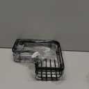 Sakugi Corner Shower Caddy - 2 Pack, Adhesive Shower Organizers, Rustproof Stainless Steel Shower Shelves with 8 Hooks, No Drilling Bathroom Organizers and Storage Racks, Space-Saving, Black, X-Large