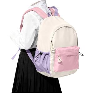 SEAFEW Toddler Backpack for Boys Girls 2-4, Small Kids Backpack for School, Preschool Kindergarten Backpack, Toddler Mini Bookbag Travel Daypack for Kids, White Pink