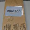 Monitor Stand Riser, Klearlook Foldable Computer Monitor Riser,Height Adjustable Computer Stand, Desk Shelf Riser with Storage Drawer & Tablet Phone Stand for Computer, Desktop, Laptop (Black)