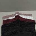 Lace Boyshort Sexy Underwear Womens Panties Cheeky Plus Size Lingerie Stretch Cotton Waistband, XL 4Pack