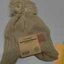 KeaBabies Baby Beanies, Baby Hats for Boys, Girls - Cute Toddler Winter Hat, Soft & Stretchy Beanies for Infant, Newborn 0-6 months, Cozy & Warm with Earflap Muff & Pom (Taupe, S)