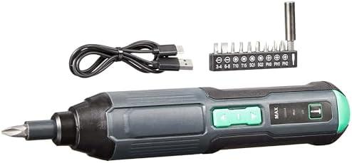 Amazon Basics by SKIL 4V Cordless Stick Screwdriver with 10-Piece Bit Set and USB Cable 
(Previously Denali brand)