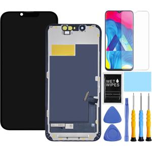 for iPhone 13 Mini Screen Replacement for iPhone 13mini Screen Replacement kit A2481 A2626 A2628 A2629 A2630 LCD Display digitizer Touch Screen Assembly with Repair Tools Black 5.4 inch