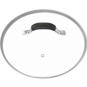 12 Inch Glass Lid for Frying Pan Lid, Pan Lid, Skillet, Pot Cover, Compatible with Lodge Cast Iron Skillet -12" Cover with Heat-Resistant Handle, Clear