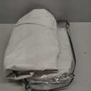 100% Blackout Shield Linen Blackout Curtains for Bedroom 96 Inches Long, Back Tab/Rod Pocket Living Room Drapes, Thermal Insulated Blackout Curtains 2 Panels Set, 50" W x 96" L, Light Cream