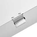 Amazon Basics Aluminum Storage Clipboard, Two-Tier, Standard Clip, 14" x 9", Silver