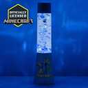 Paladone Minecraft Character Officially Licensed Glitter Flow Lamp or Night Mood Lighting, Gamer Room Dcor for Kids and Tweens