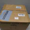 Pool Filter Pump, 300 GPH Flow Rate, for Clean and Clear Pool Water
