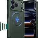 ESR for iPhone 17 Pro Max Case, 7X Military-Grade Drop Protection, Shock-Absorbing Rugged Cover with Camera Control Button, MagSafe Accessories Compatible, Cyber Series, Olive Green