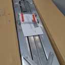 Daxiang Portable Scaffolding Platform 55(L) x15(W) x27-43(H)'' Work Platform Adjustable Height Steel 600 LBS Load Capacity Folding Step Ladder Drywall Painting Stool