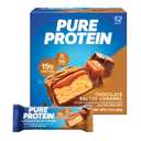 Pure Protein Chocolate Salted Caramel Protein Bars  20g Protein, 3g Sugar, 190 Calories (12 count) Low Sugar* High Protein Snack - Gluten Free - Perfect for a Healthy Snack (Best By: 10/20/2026)