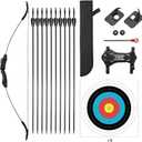 Bow and Arrow Set for Kids, Archery Beginner Gift with 10 Arrows, 42"