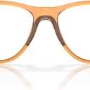 Oakley men's Ox8056f Admission Low Bridge Fit Aviator Prescription Eyewear Frames (Polished Translucent Ginger/Demo Lens)