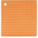 OGGI Silicone Pot Holders for Kitchen  Heat Resistant to 500F, Non-Slip Textured Grip, Water Resistant, Durable 7"x7" Pot Holders for Hot Pans and Dishes, Dishwasher Safe Silicone Potholders (Regular, Orange)