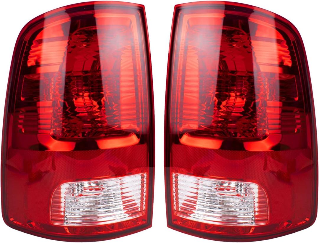Boine Compatible With 2009-2018 Dodge Ram 1500 2500 3500 Pickup Driver and Passenger Side Tail Light - Bulb Included Boine Compatible With 2009-2018 Dodge Ram 1500 2500 3500 Pickup Driver and Passenger Side Tail Light - Bulb Included