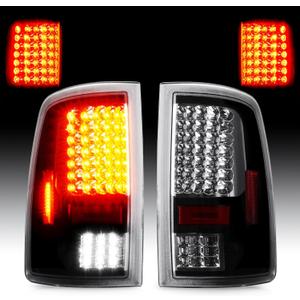 LED Tail Lights Fit for Dodge Ram 1500 2009-2010, 2500 3500 2010, for Ram 1500 2500 3500 2011-2018, 1500 Classic 2019 Taillights Assembly (Only Fit Factory Halogen Version and 921 Reverse Bulb)