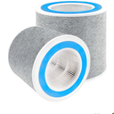 HP102 Replacement Filter Compatible with Shark Air Purifier HP100 HP102 HP102PET HP132 HC450 HC451 HC452 HC455 2 Pack Filter Replacement Compare to Part #HE1FKBAS HE1FKPET HE1FKBASMB