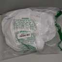 Obstal Fitted Round Table Cloth, Reversible Waterproof Stain Resistant Elastic Stretch Tablecloth, Wipe Clean Table Cover for Outdoor/Indoor Use, Fits Round Tables up to 48" - 56" Diameter, White