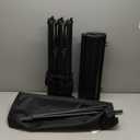 LET'S CAMP Folding Camping Table, Portable Aluminum Roll-up Picnic Backpacking Table with Adjustable Height, Large Storage and Carrying Bag for Picnic, Camping, BBQ, Party, Backyard, Beach