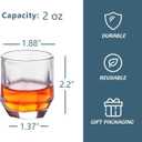 Shot Glasses, 2oz Mini Shot Glass Set of 6/ Shot Glasses Funny/tequila glass/Glasses Snifters/Cute Shot Glasses/Clear Shot Glasses/Sherry Glasses/Tasting Glasses