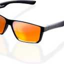 Titan Gaming Glasses, Anti Blue Light Glasses Men, UV400 Protection Blue Light Blocking Glasses for Computer Eye Strain (Black)