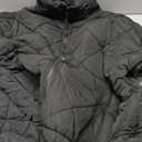 SHEWIN Quilted Jackets For Women 2025 Casual Lightweight Short Sleeve Zip Up Warm Vests (X-Large, Black)